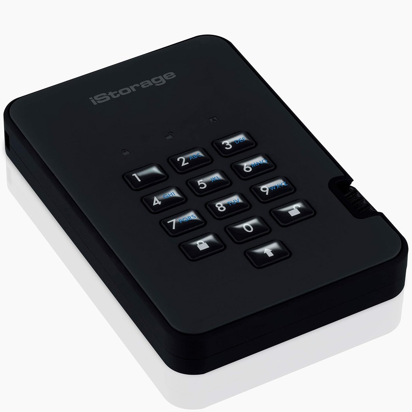 iStorage diskAshur2 HDD 5 TB | Secure Portable Hard Drive | Password Protected | Dust/Water-Resistant | Hardware Encryption