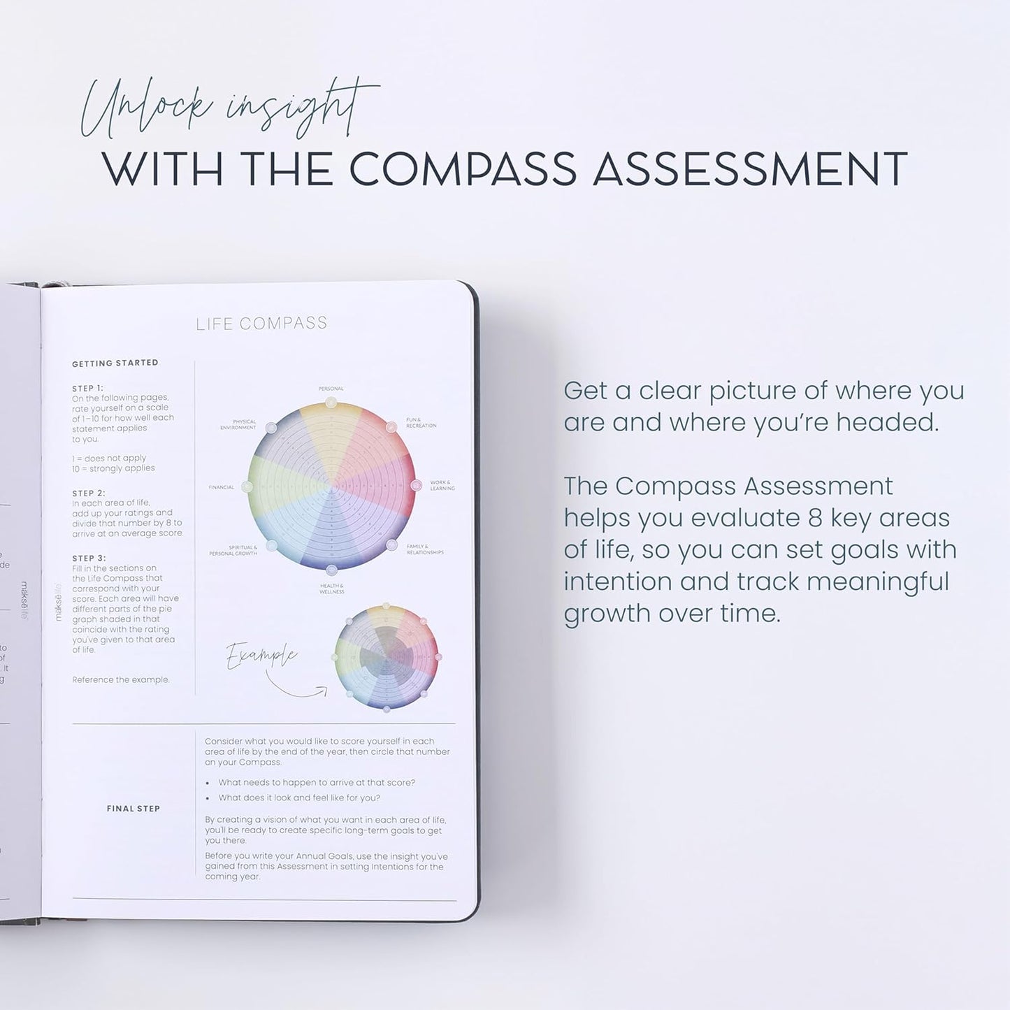 90-Day Quarterly Planner - Entrepreneur Goal Setting & Project Management, Undated 3-Month Productivity Planner for Small Business Owners, Dark Gray
