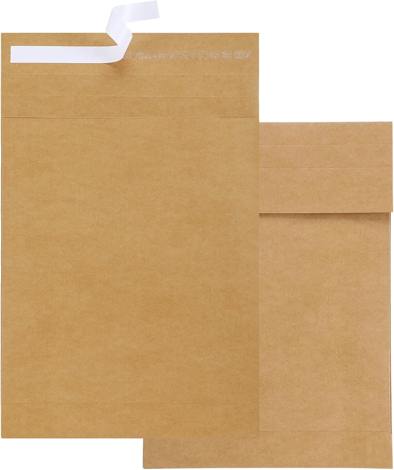 25 Pcs Catalog Envelopes Large Kraft Envelopes 10 x 15 Inches Large Mailing for Office Home Documents Magazines Photos Storage Organizing(Brown Kraft)