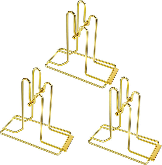3 Pieces Raffle Ticket Dispenser Brass Ticket Roll Dispenser Raffle Drum for Single Double Roll, Sweepstakes, Charity Auctions, Trade Shows