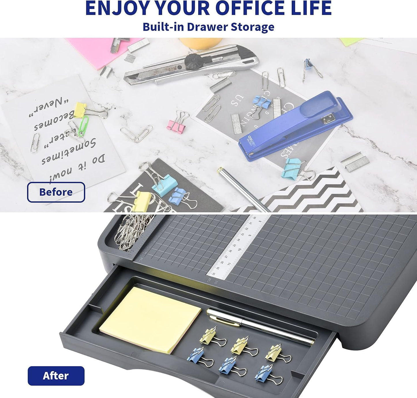 Paper Cutter,Paper Trimmer12" Cutting Length Heavy Duty Guillotine Paper Slicer with Safety Guard and Blade Lock,12 Sheets Capacity,Ideal for Offices,Homes,Printing Shops,Photo Studios (948GREY)