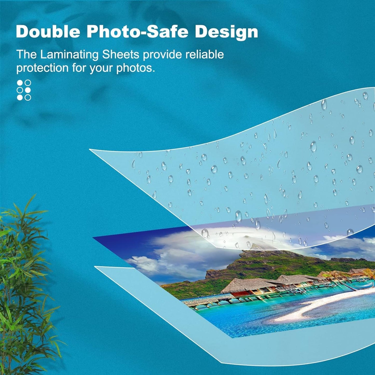 5 Mil Thermal Laminating Sheets, Holds 8.5 x 11 Inch Sheets, Clear Thermal Laminating Pouches for Laminator, 9 X 11.5-inches/Letter Size Thermal Laminating Paper, Round Corner 2000 Pack