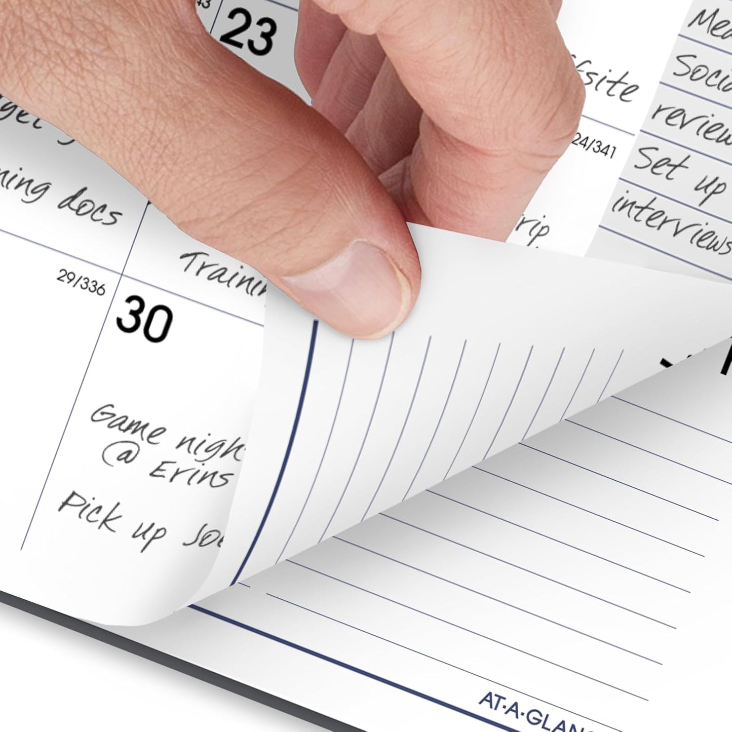 AT-A-GLANCE 2026 Planner, Weekly & Monthly, 5" x 8", Small, DayMinder, Gray (GC2000726)