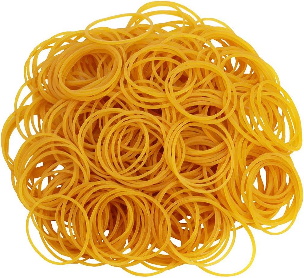 AMUU Rubber Bands 750pcs size 25mm 1 inch rubber bands Small Rubber Band for Office supplies School Home Elastic Band