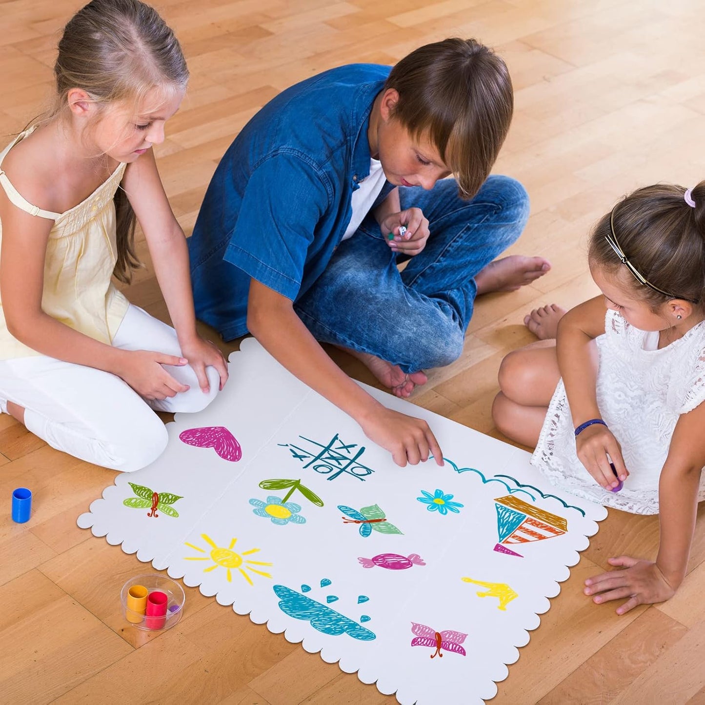 12 Pcs 24 x 36 Inch Trifold Poster Display Boards White for Science Fair Presentation Projects Photo Exhibition Display Tri fold Board Foldable Paperboard for School Supplies Bulk Business