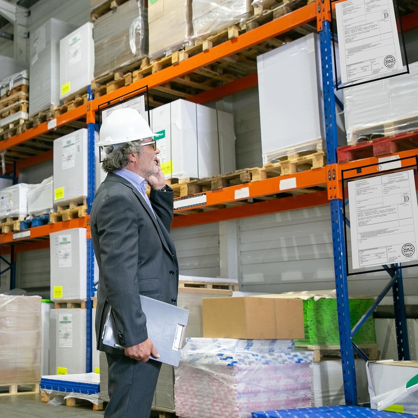 80 Packs Dry-Erase Pockets Bulk Oversized Reusable Dry Erase Pocket Sleeves with 5 Rings, 10x14 Black Ticket Holders, Clear Plastic Sheet Protectors, Teacher School Classroom Supplies