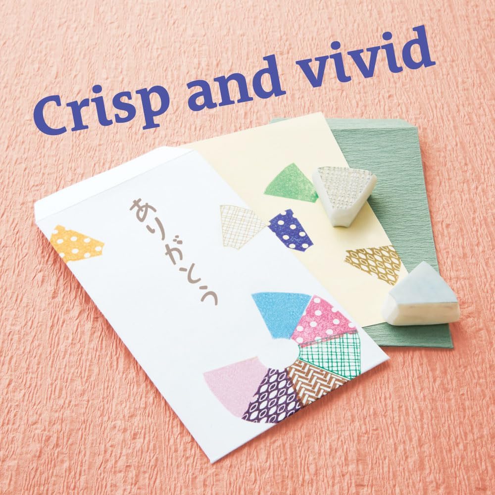 IROMOYO Stamp PAD, Traditional Japanese Ink Colour, Oil-Based Ink pad - Chrome Yellow