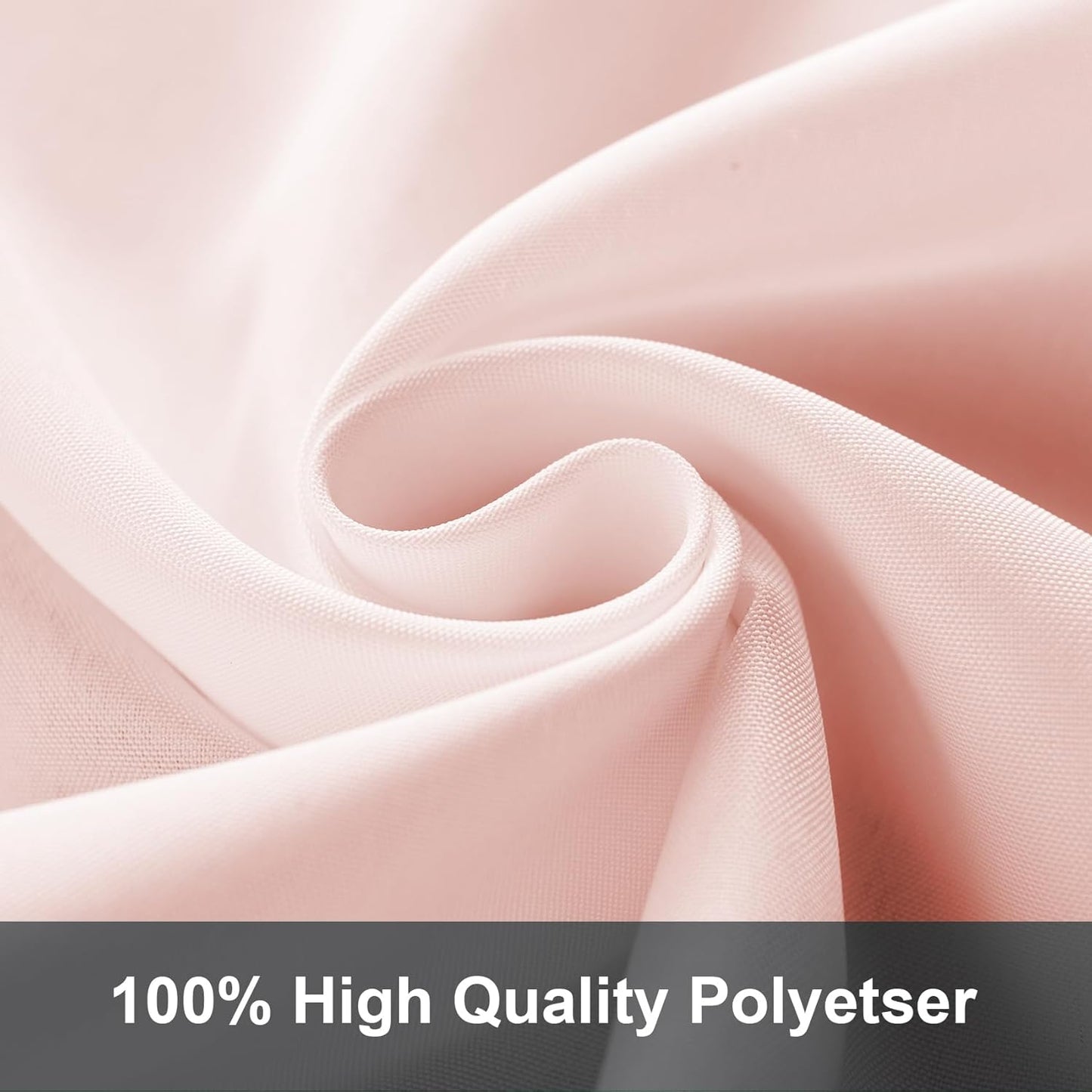 Joccun 6X9FT Blush Pink Backdrop Background for Photography,Polyester Backdrop Curtain Background Screen for Photography,Photoshoot,Video Recording,Studio(6X9ft,Blush Pink)