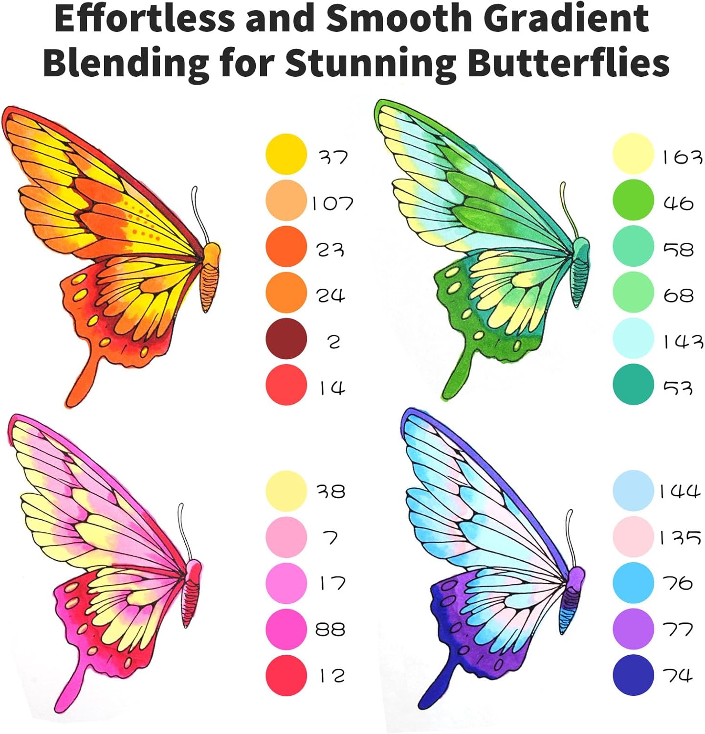 120 Colors Alcohol Markers Dual Tip Brush & Chisel – Alcohol Based Art Marker Set for Sketching, Drawing, Coloring, Painting, Illustration – Markers for Artists, Adults, Beginners