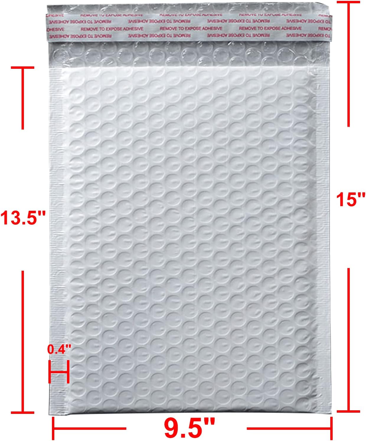 9527 Product Self Sealing Poly Bubble Mailers 9.5"x 13.5" Padded Shipping Envelopes 25Pcs
