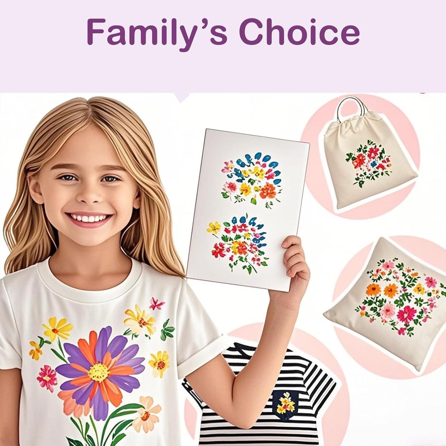 Heat Transfer Paper for Inkjet & Laserjet Printer (20 Sheets 8.5"x11", 10 Light+10 Dark), Wash Durable, Long Lasting Printable HTV Infusible Ink Transfer Sheets, Vinyl Iron on Fabric Printer Paper