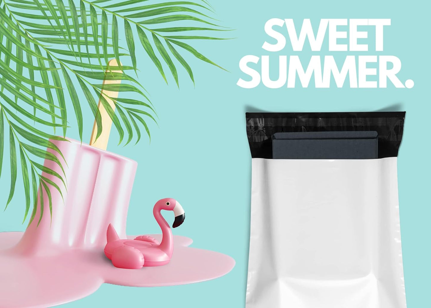 10x13 Poly Mailers Pack of 200 Shipping Supplies Envelopes Mailing Bags Clothing Plastic Small Business Sticky Self Seal White