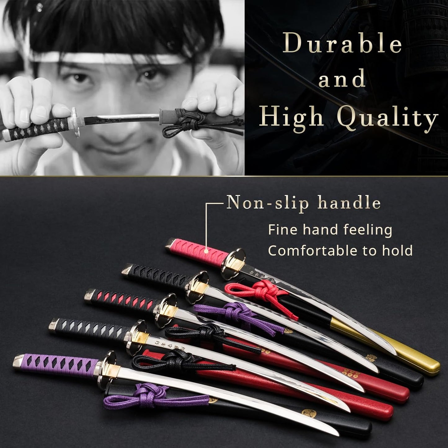 Mini Japanese Samurai Katana Sword Paper Knife Letter Opener 8.3 inch Made in JAPAN (Oda Nobunaga)