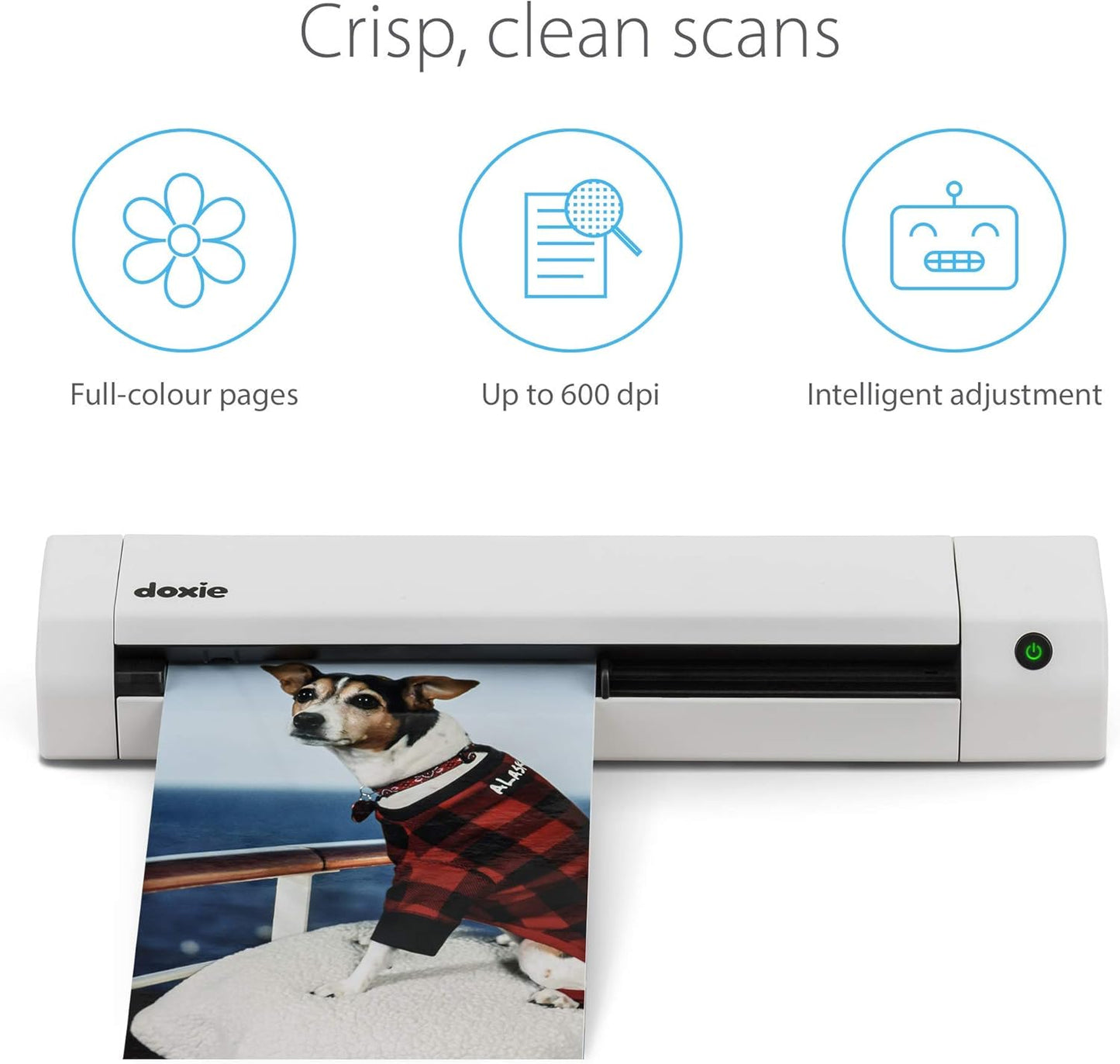 Doxie Go SE - The Intuitive Portable Document Scanner with Rechargeable Battery and Easy Software for Home, Office, or Work from Home