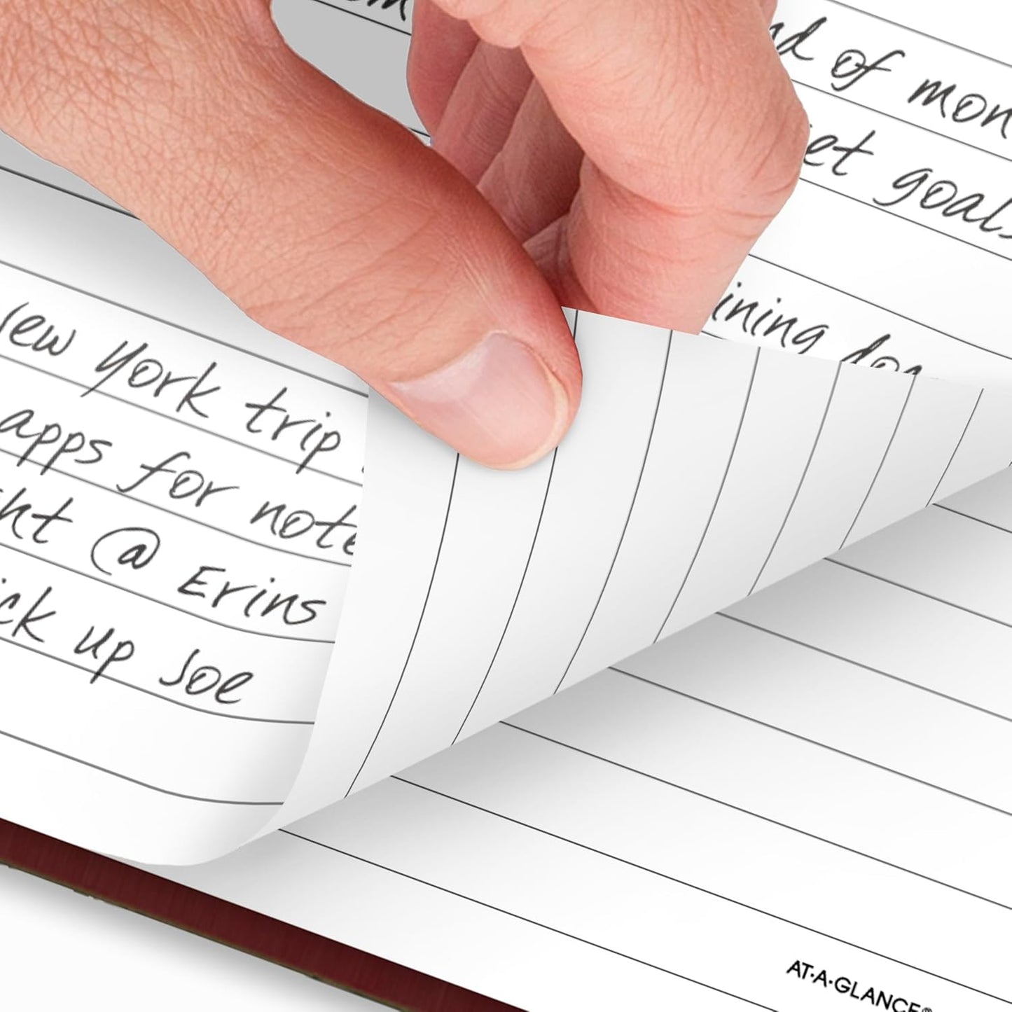 AT-A-GLANCE 2026 Diary, Standard Diary, Daily, 7-3/4" x 12", Large, 12-Month, Hardcover, Red (SD3761326)