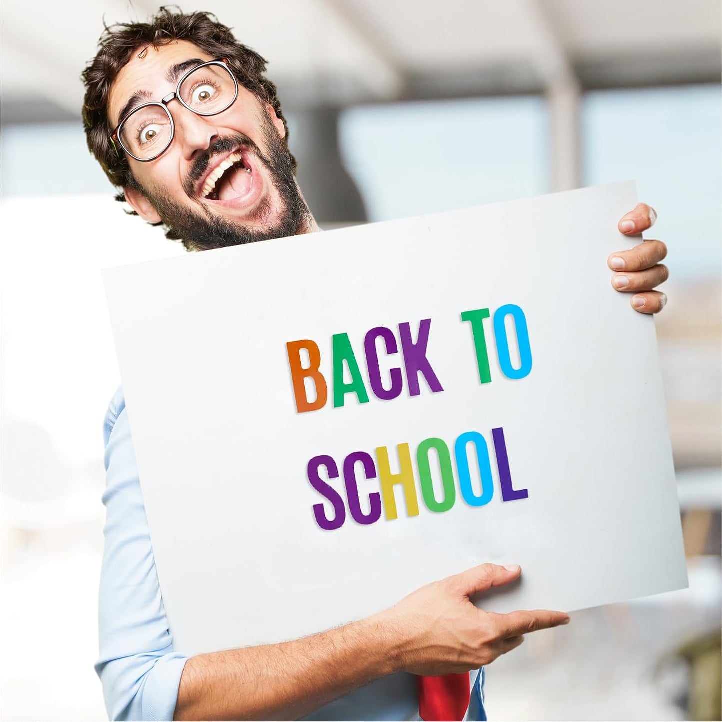 Bemeol 1872 Pieces Letter Stickers 36 Sheets 2 Inch Alphabet Letter Stickers Vinyl Self Adhesive Sticker Letters for Bulletin Board Home Classroom Mailbox Decor(Colorful)