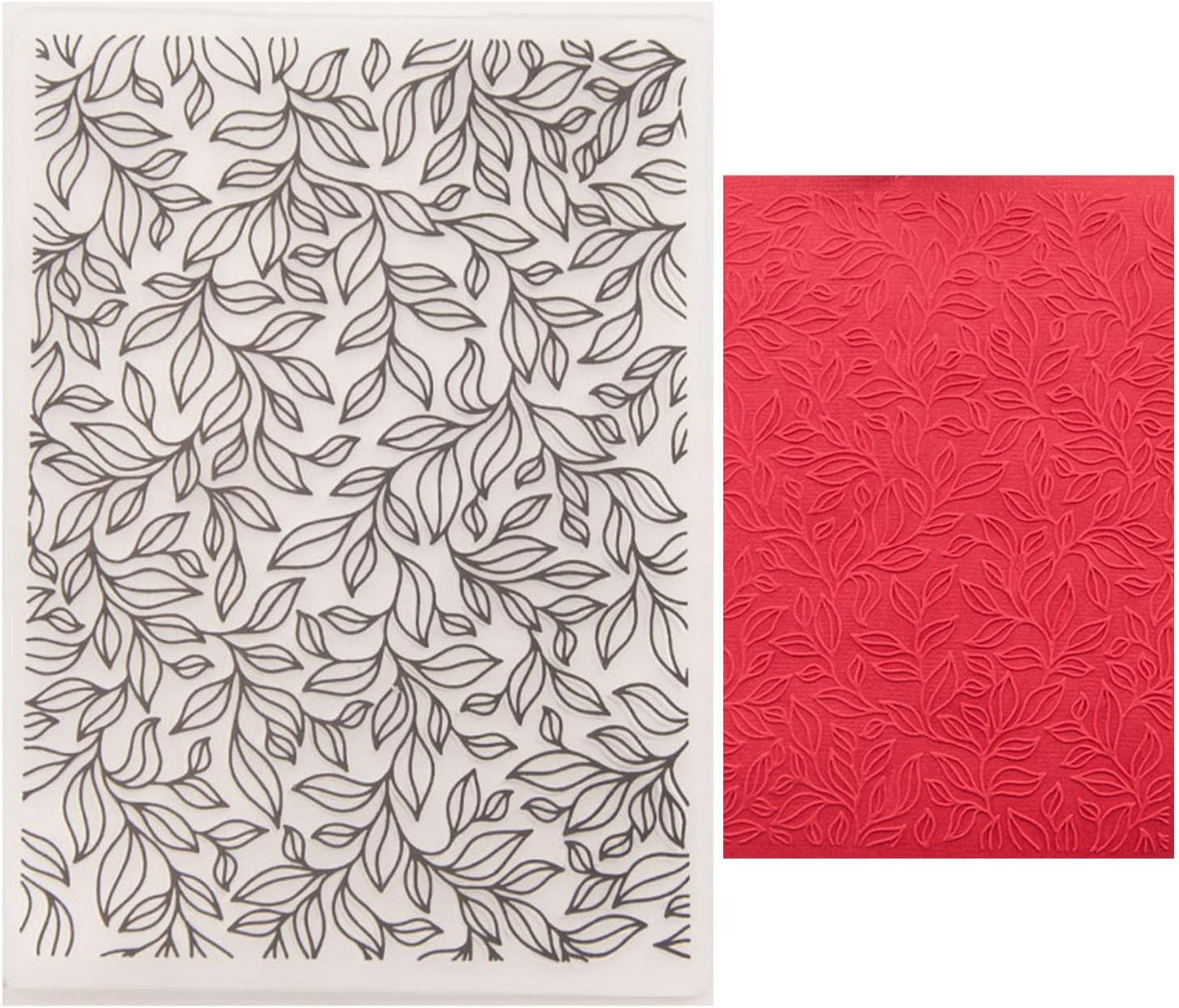 3-D Texture Leaves Embossing Folders for Card Making Embossing Template for Paper Crafting Scrapbooking Decoration