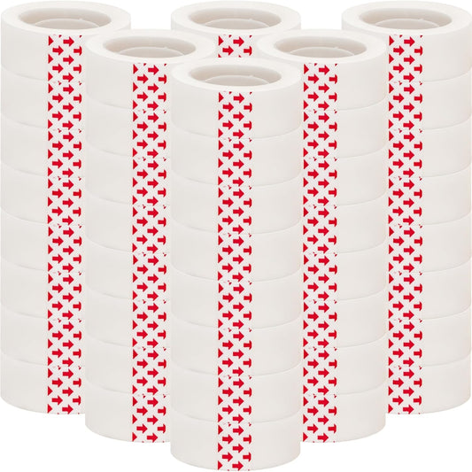 Beieverluck 48 Rolls Invisible Tape Refill 3/4 Inch X 1000 Inches Matte Tape for Dispenser Refill 1 Inch Core Magic Tape for Office Home School Supplies Correction Labeling Gift Wrapping Tape Roll