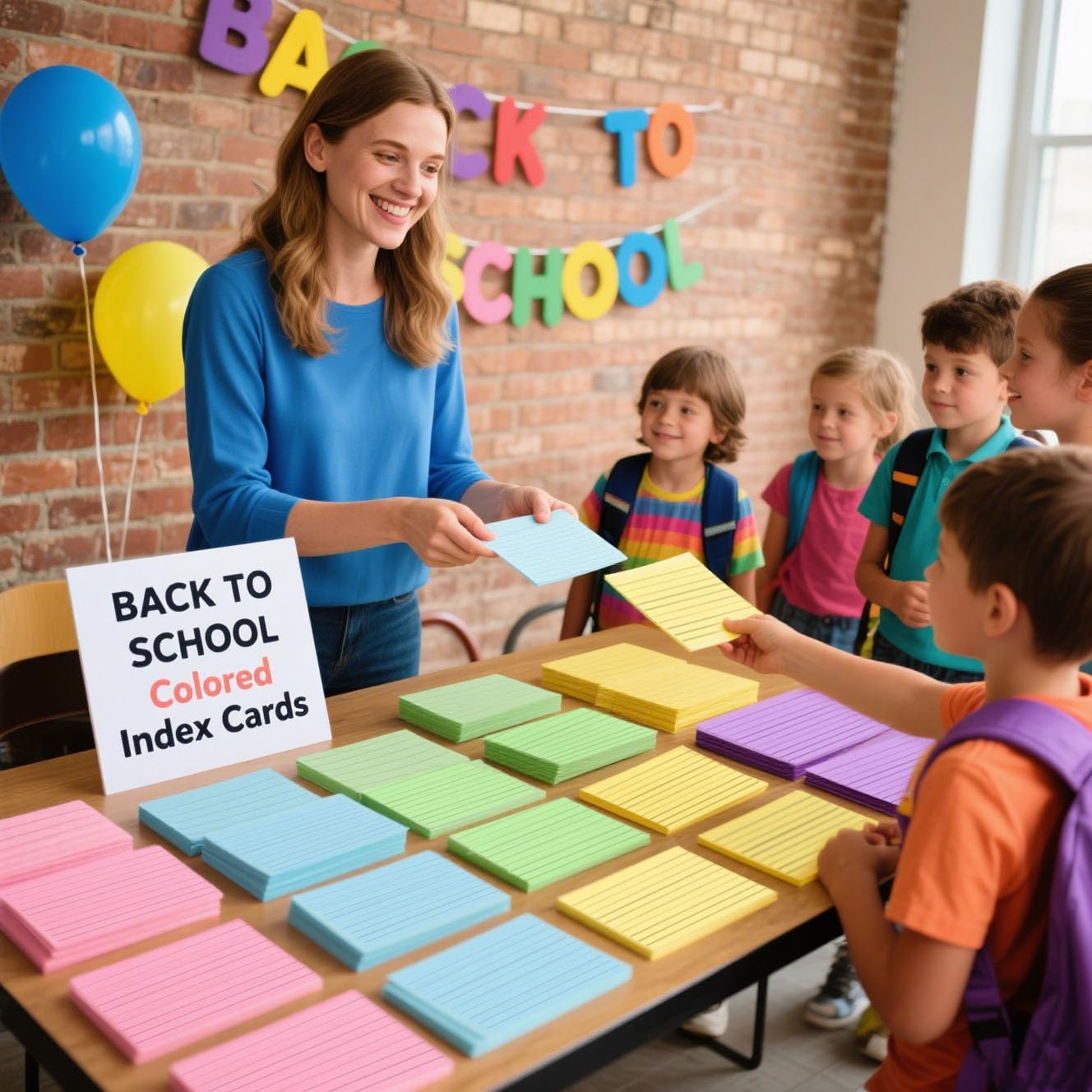 Koogel Index Cards 3x5, Colored Index Cards for Back to School, Heavy Weight Flash Ruled Note Card for Studying School Supplies College Office Home Note Taking, 34 Pack of 8, 272 Count, 8 Colors