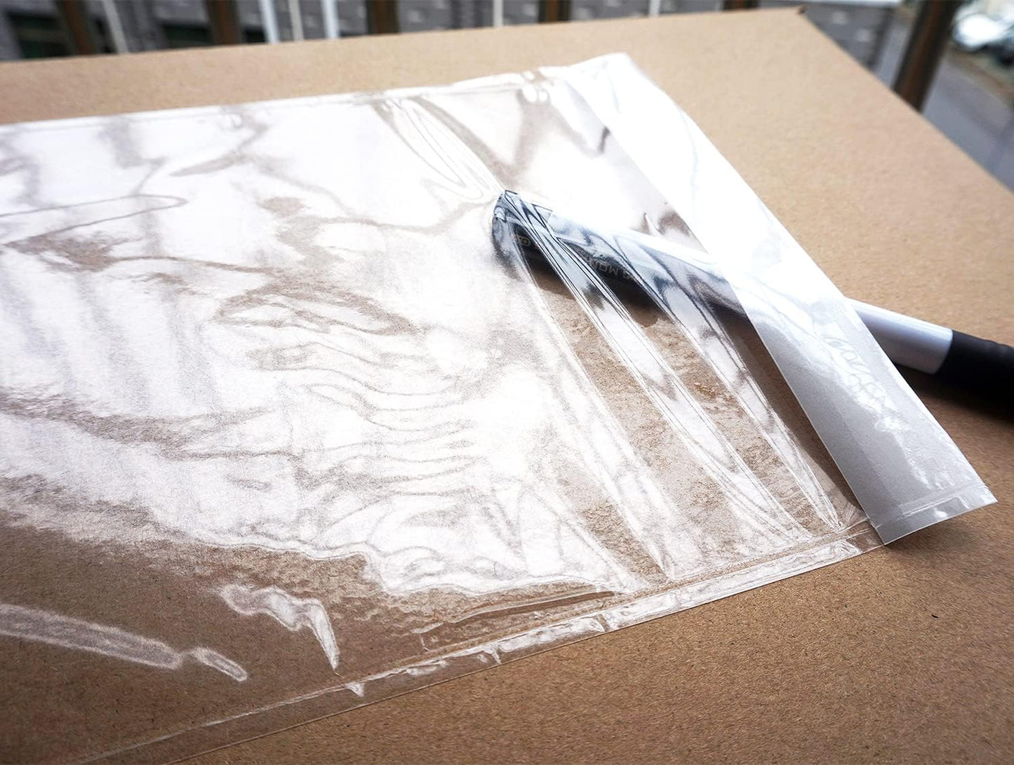 1000 Pcs Premium 4.7''x7.5'' Packing List Envelope, Tailored Size for 4x6'' Shipping Labels, Adhesive Shipping Label Pouch/Sleeve