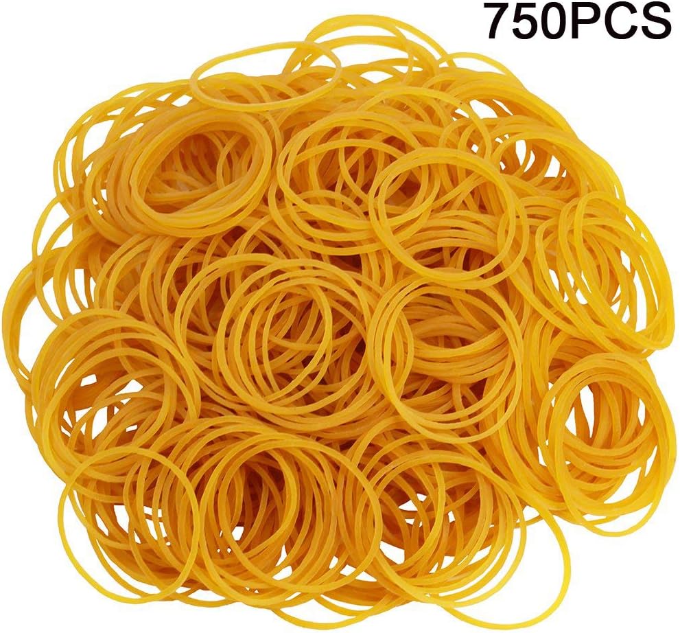AMUU Rubber Bands 750pcs size 25mm 1 inch rubber bands Small Rubber Band for Office supplies School Home Elastic Band