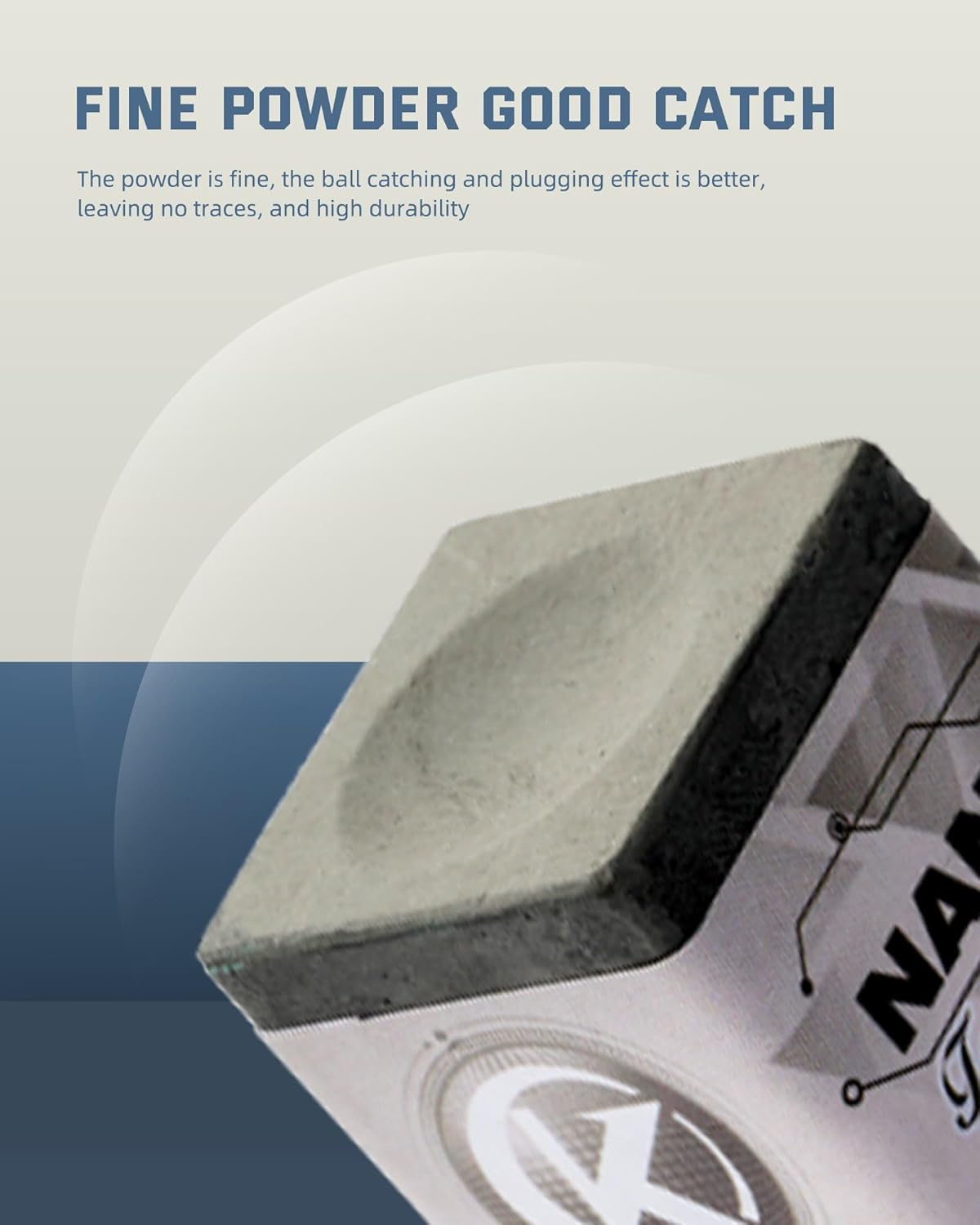 KONLLEN Pool Cue Chalk Nano Technology Billiard Chalk for Professional Tournament Dedicated Pool Chalk (Outstanding Performance, Reduce Miscue, Durable)