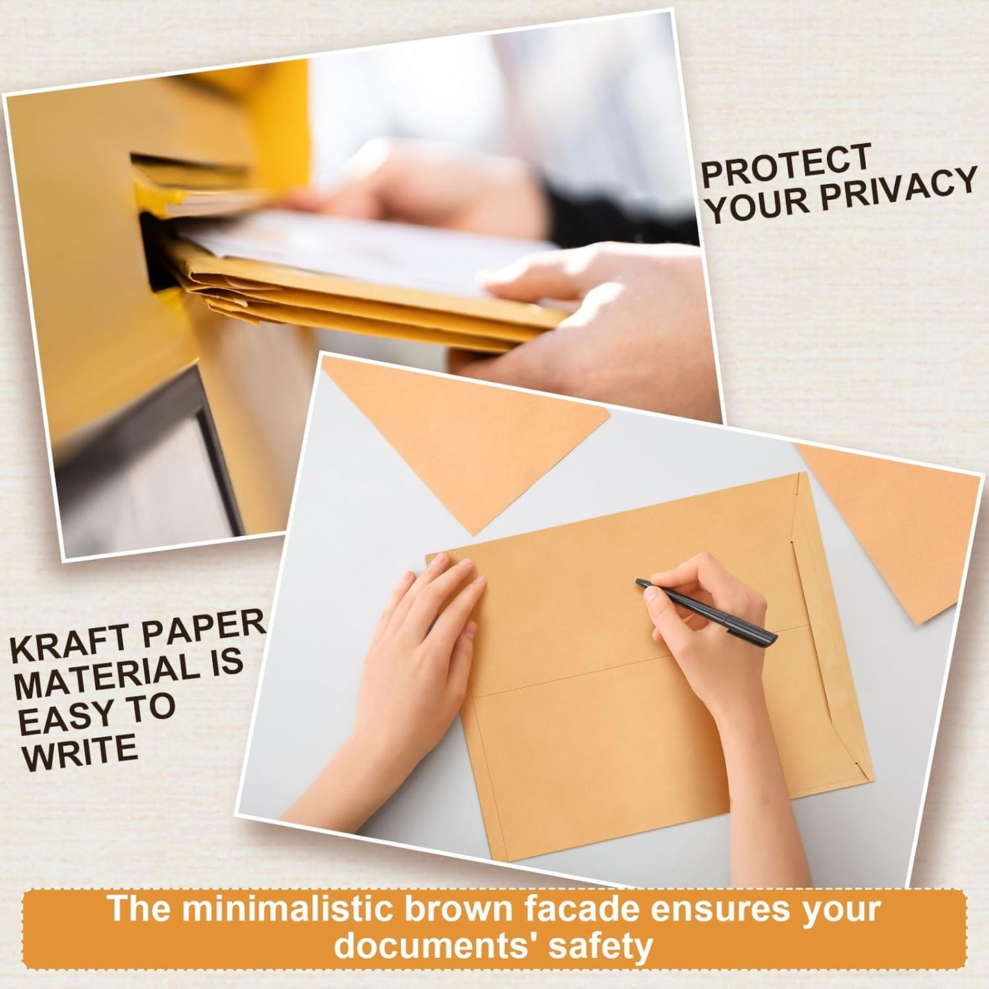 20 Pack 16x20 in Tab Lock Rigid Mailers Extra Large Sturdy Keep Flat Mailers Cardboard Envelopes Kraft Paper 250 Gsm for Shipping Photos, Packing Documents, Gift Cards, Cds, Art Prints