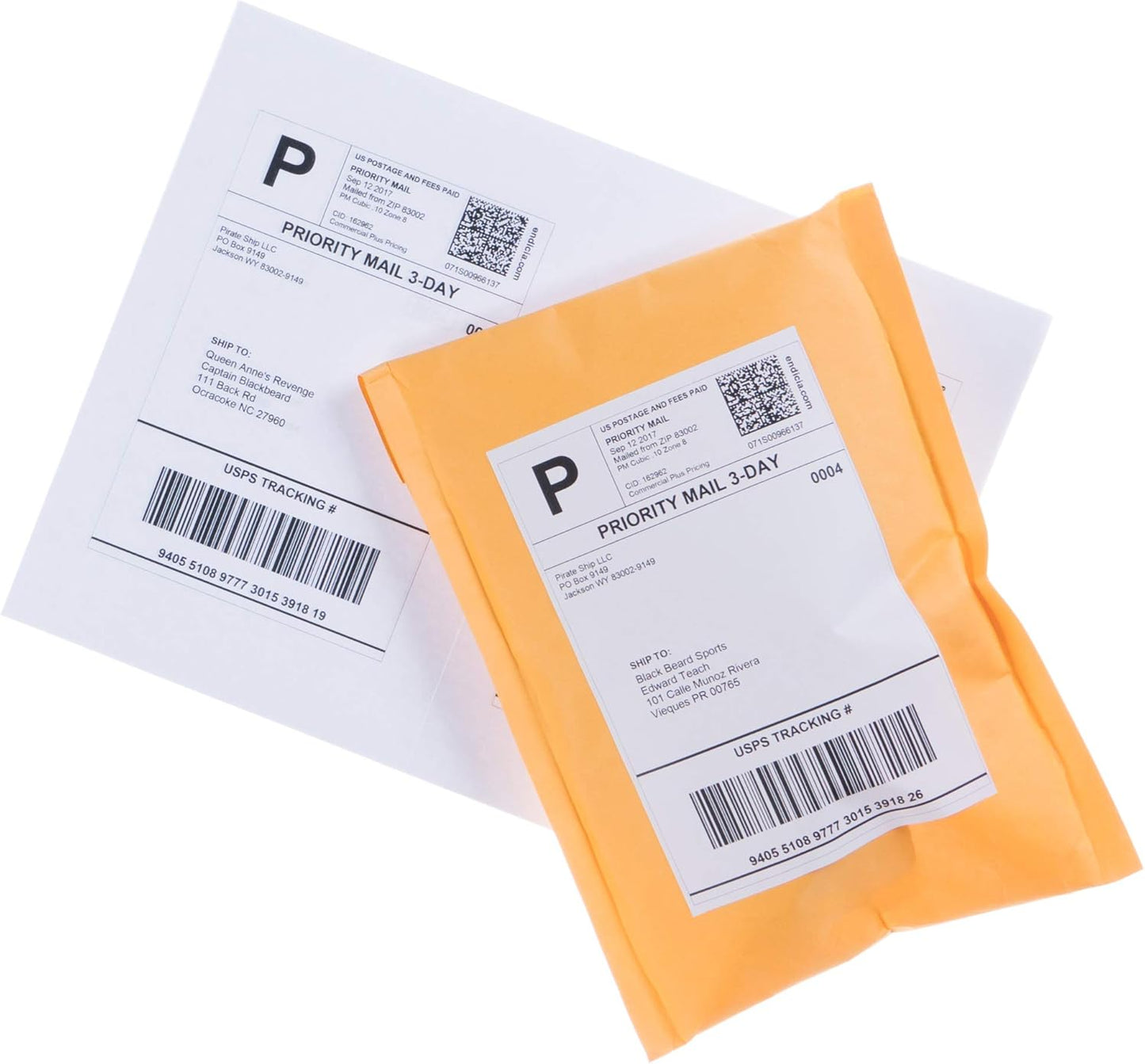 8.5" x 5.5" Half Sheet Self Adhesive Shipping Labels for Laser or Inkjet Printer (3000 Labels)