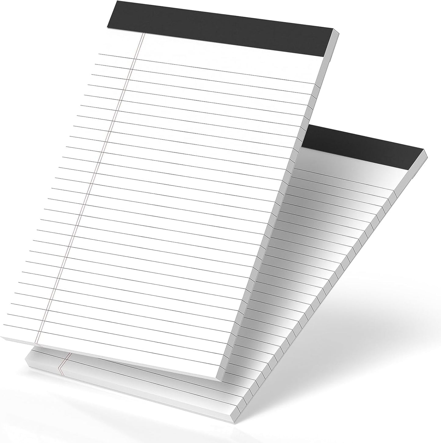 2 Pack Legal Pads 8.5 x 11 White Note Pads 8.5 x 11 Notepad Micro Perforated Writing Pads Lined Paper Pads Wide Ruled Pad of Paper 30 Sheets Notebook for To-Do Lists, School & Office Supplies