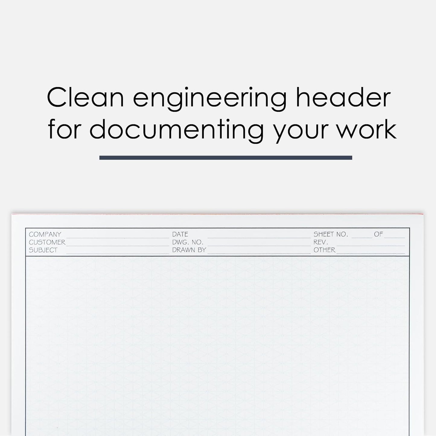 8.5" x 11" Isometric Graph Paper 50 Sheets Landscape - 0.25" Grid, Non-photo Blue, High Brightness, Drafting, Engineering, Art, 3D Design (1-Pack)