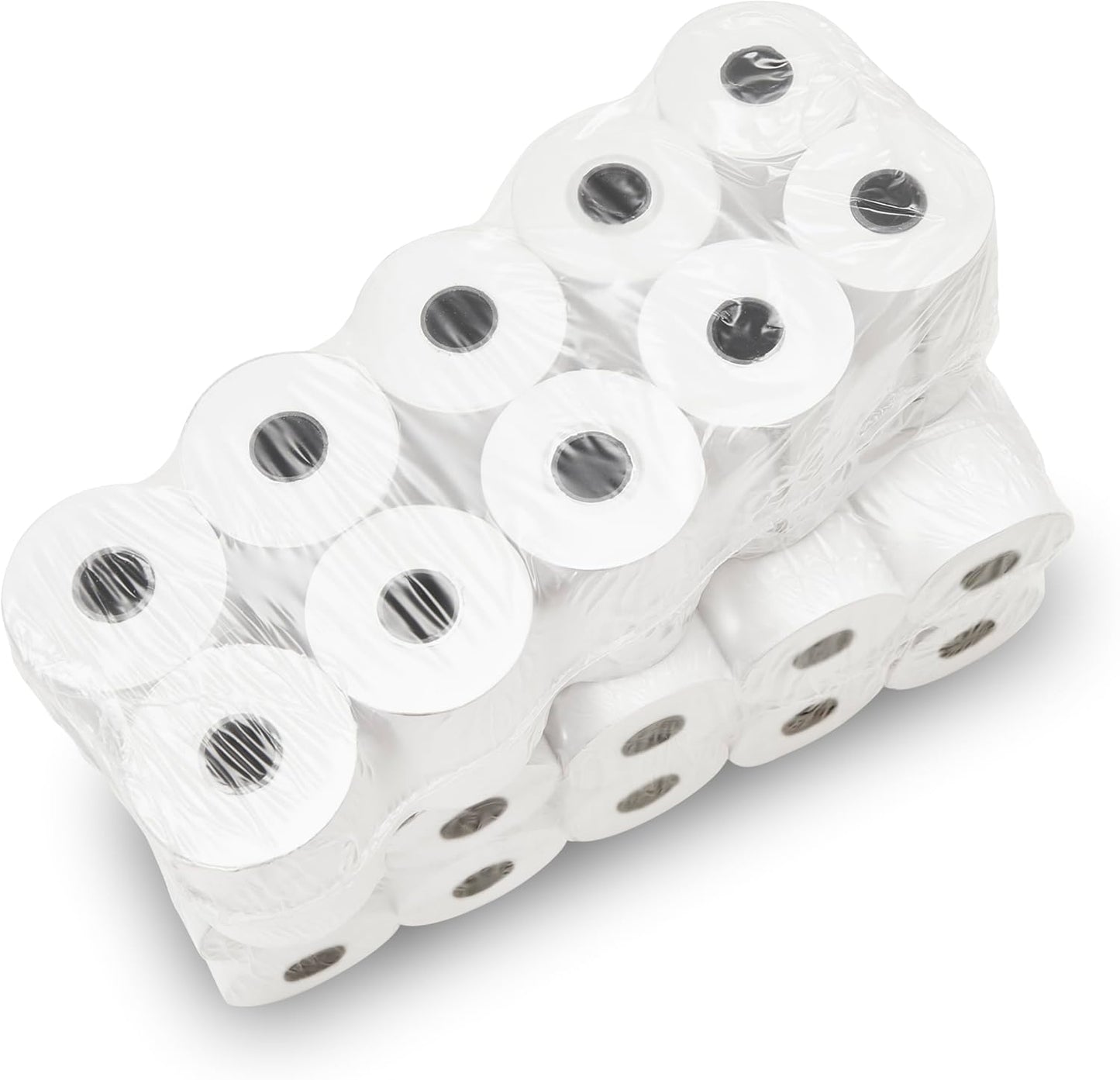 (50 Rolls) 2 1/4 x 150 ft White Adding Machine Tape Paper Rolls Premium One Ply Register/Adding Machine/Calculator Paper Rolls Printing Calculator 10 Key