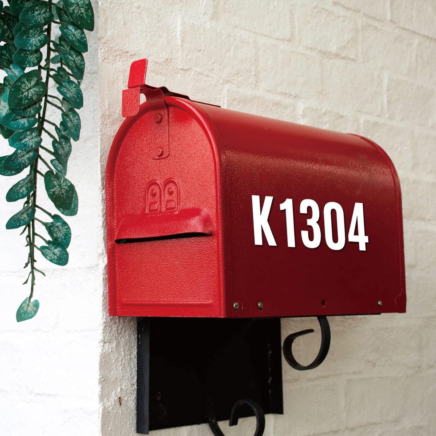 24 Sheets 2 Inch Self Adhesive Letters Stick on Vinyl Letters Capital Letter Stickers Alphabet Sticker Letter Number for Outdoor Sign Poster Mailboxes Crafts(White)