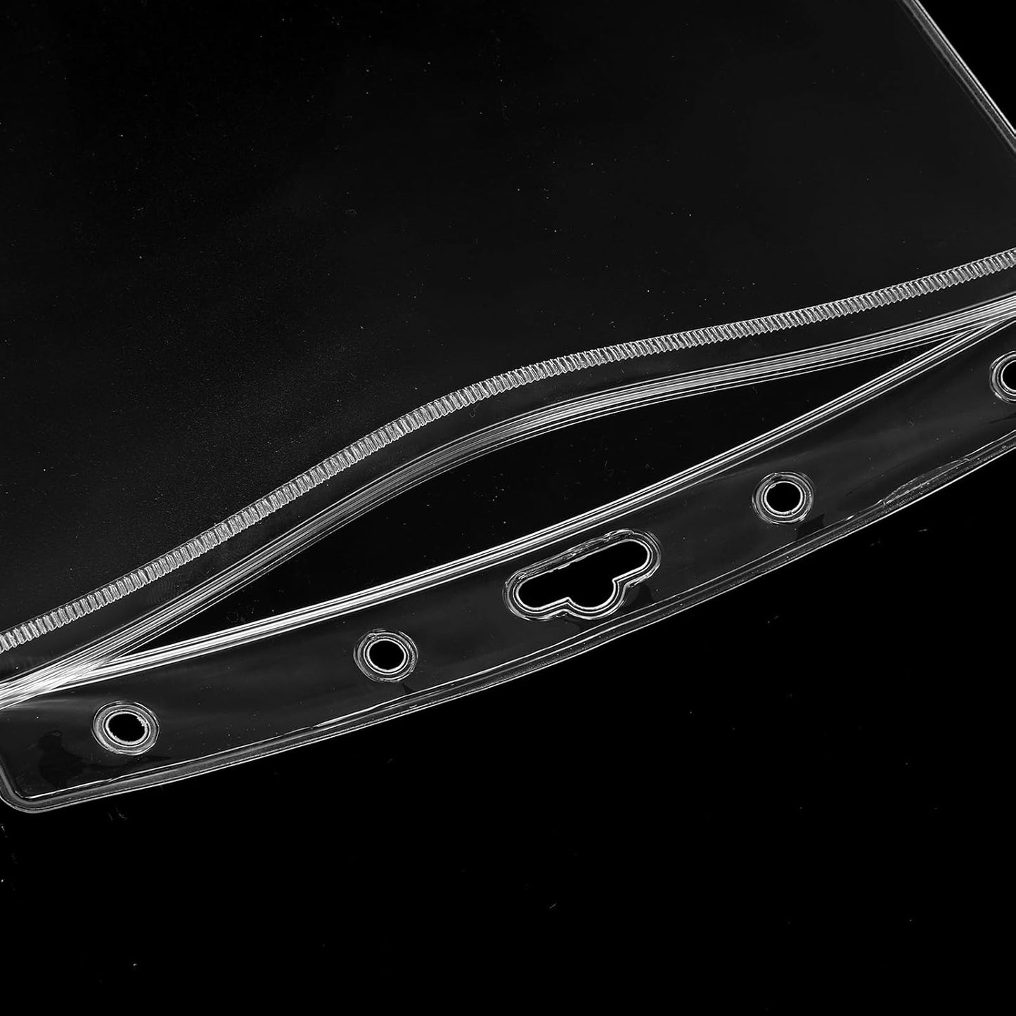 10 Pack Job Ticket Holders, 8.5x11 Inch Dry Erase Pockets, Waterproof Reusable Plastic Sleeves for Documents, Clear Vertical Page Protectors