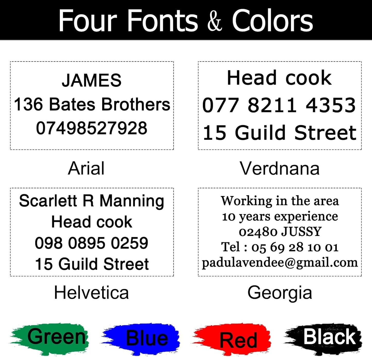 75x38mm Personalized Stamp Custom Self-Inking Business Address Rubber Stamps Customized with Name Date Signature Return Address Up to 8 Lines