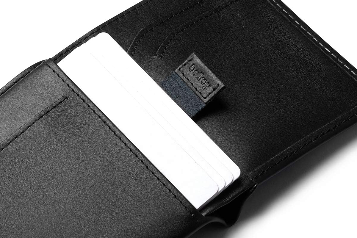 Bellroy Note Wallet (Slim Leather Bifold Design, RFID Blocking, Holds 4-11 Cards, Coin Pouch, Flat Note Section)