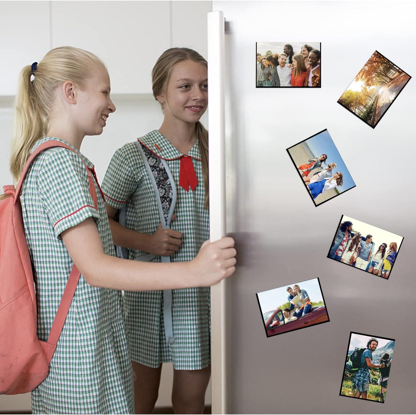 Black Magnetic Picture Frame 4X6 for Refrigerator-50 Pack,Black Photo Magnets Sleeves,Bulk Holders for Classroom