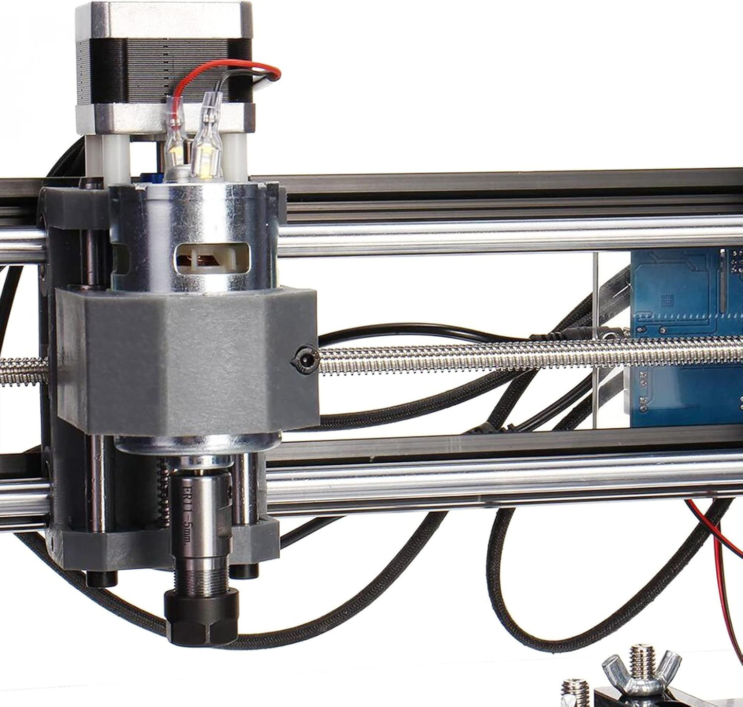 3 Axis 3D Desktop Mill Machine, 24V 5.6A Engraving Milling Machine with Installation Tools CNC Engraver Carving Milling Machine for Cutting Acrylic PVC PCB Plastic Wood 7000 or 9000 RPM