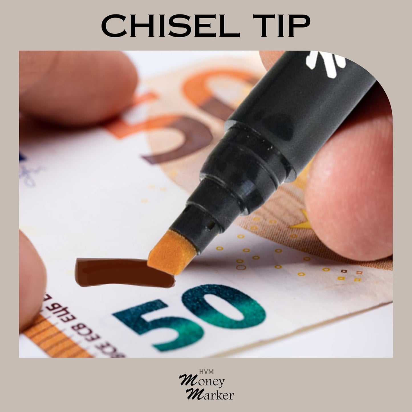 HVM Counterfeit Money Detector Pen (18 Counterfeit Pens) - Money Marker Bill Detector Pen with Upgraded Chisel Tip - Detect Fake Bills, Universal False Currency Checker Pack