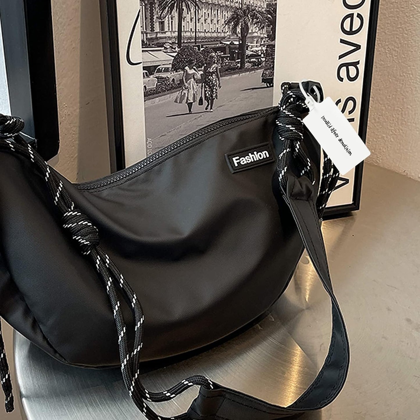 50 White Plastic Writable Shipping Tags - Large, Waterproof, Hanging Labels with One Permanent Marker Pen