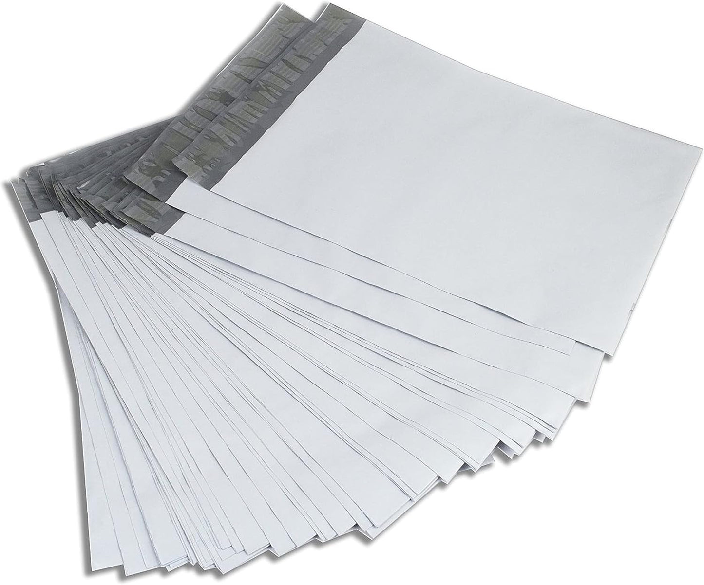 9527 Product Poly Mailers Envelopes Shipping Bags Self Sealing,100 Bags,10x13 inches,2.5 Mil (White)