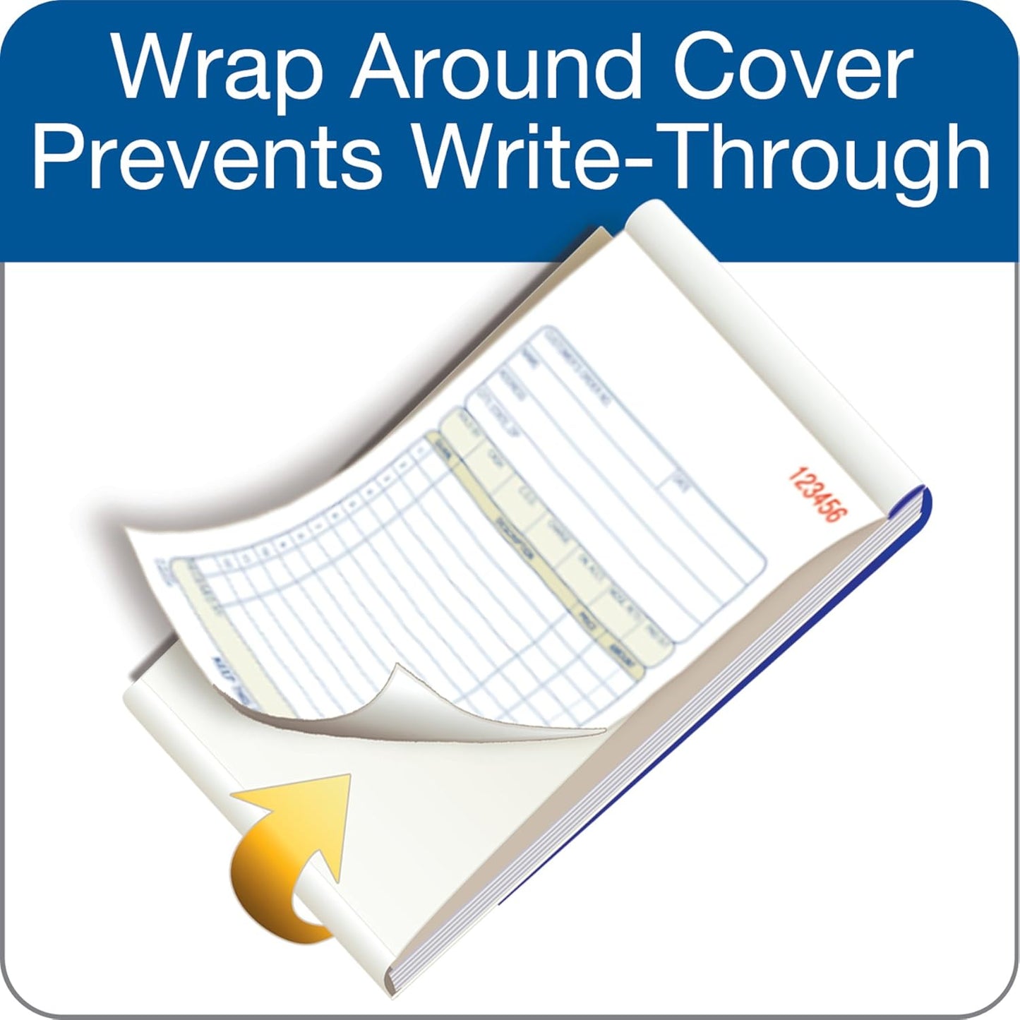 Adams Sales Order Book, 3-Part Carbonless, White/Canary/Pink, 5-9/16" x 8-7/16", 50 Sets (TC5805) (Pack of 2)