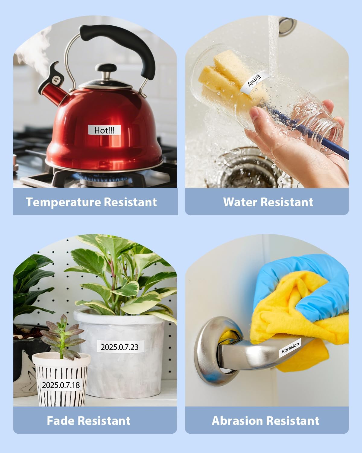 3-Pack TZe-231 Label Tape Compatible for Brother TZe 12mm 0.47 Inch Laminated White TZ-231 TZe231 1/2 Inch for Ptouch PT-D220 PT-D210 PT-H110 D410 D600 Label Maker, Black on White