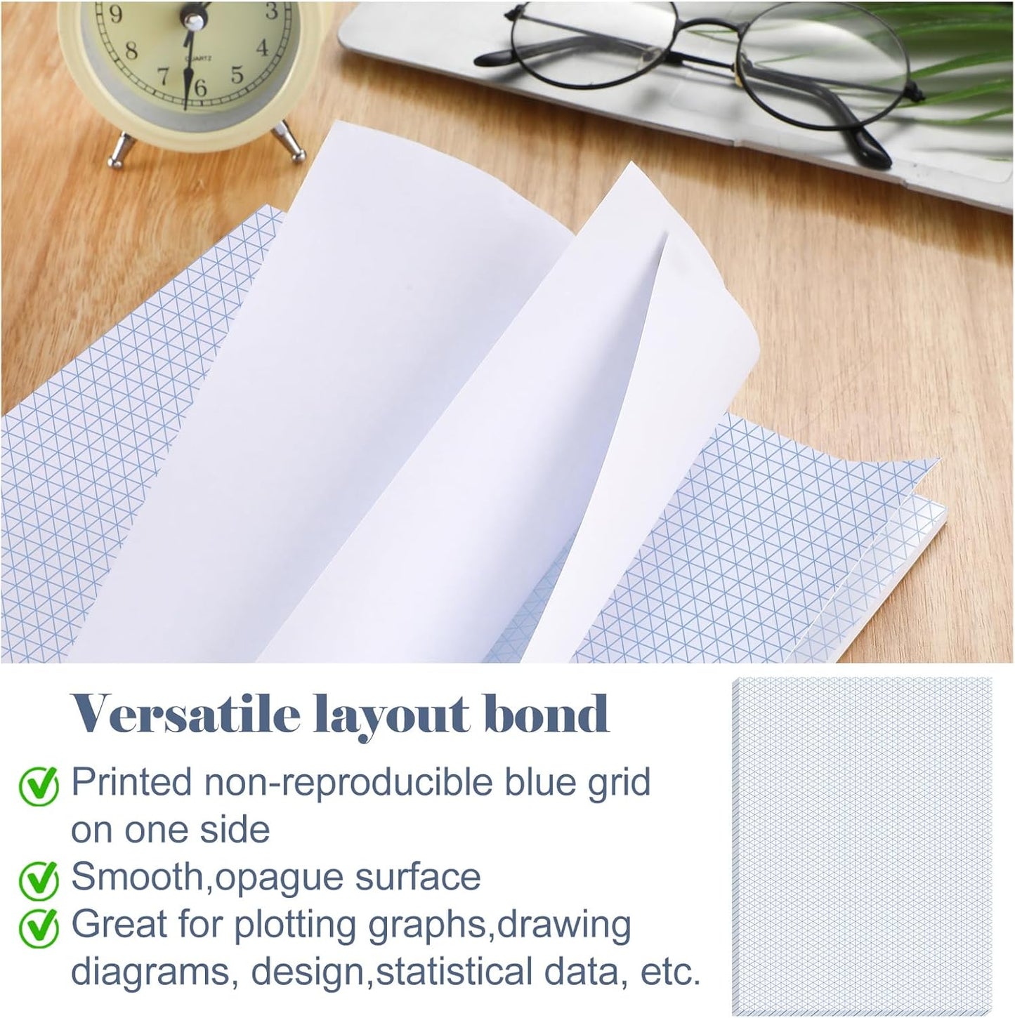 150 Sheets Isometric Graph Paper Pad Isometric Paper Drafting and Graph Pads for 3D Designs Architecture Landscaping Engineering Drafting (8.5x11")