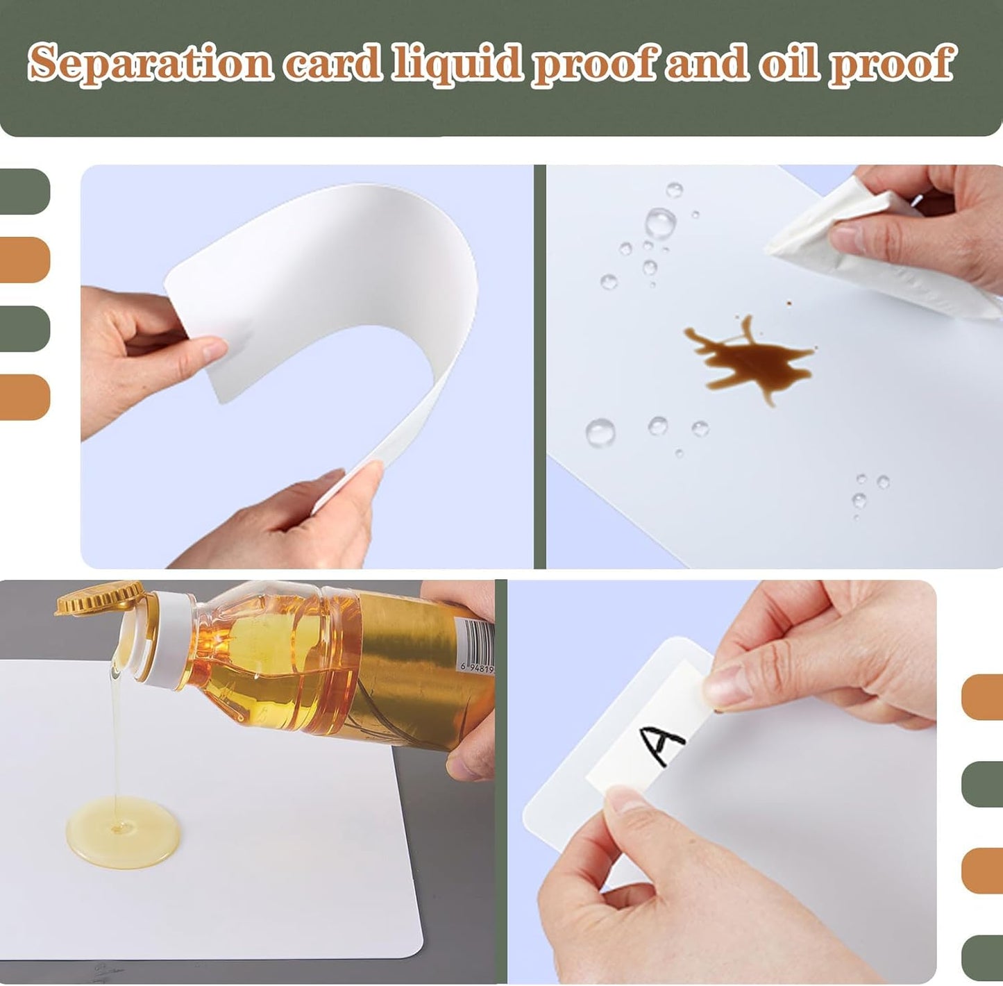 70 Pieces Comic Book Dividers with Tabs,Patient Divider Cards,Card Dividers Comic Book Boards for Storage Boxes 11.22 X 7.24 Inche