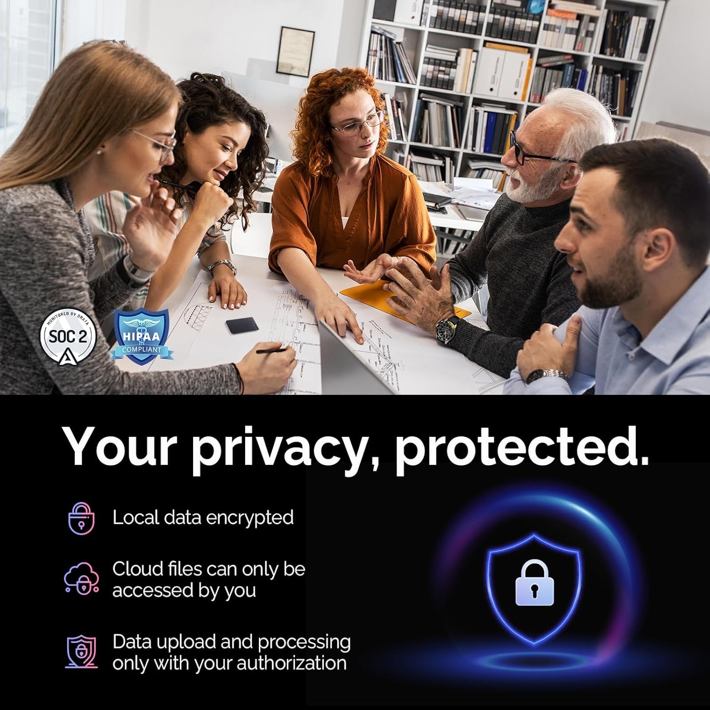 AI Voice Recorder, Note Voice Recorder w/Case, App Control, Transcribe & Summarize with AI Technology, Support 112 Languages, 64GB Memory, Audio Recorder for Lecture, Meeting, Call, Interview