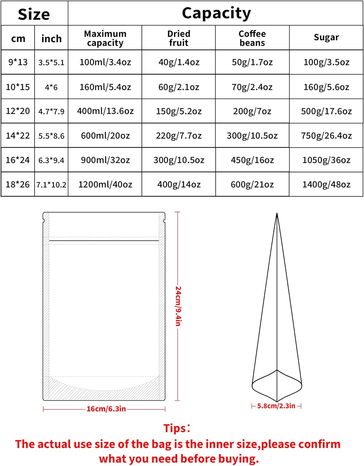 100 Pack Resealable Stand Up Bags,6.3" x 9.4" Smell Proof Pouch Sealable Foil Pouch Bags for Packaging (Blue)