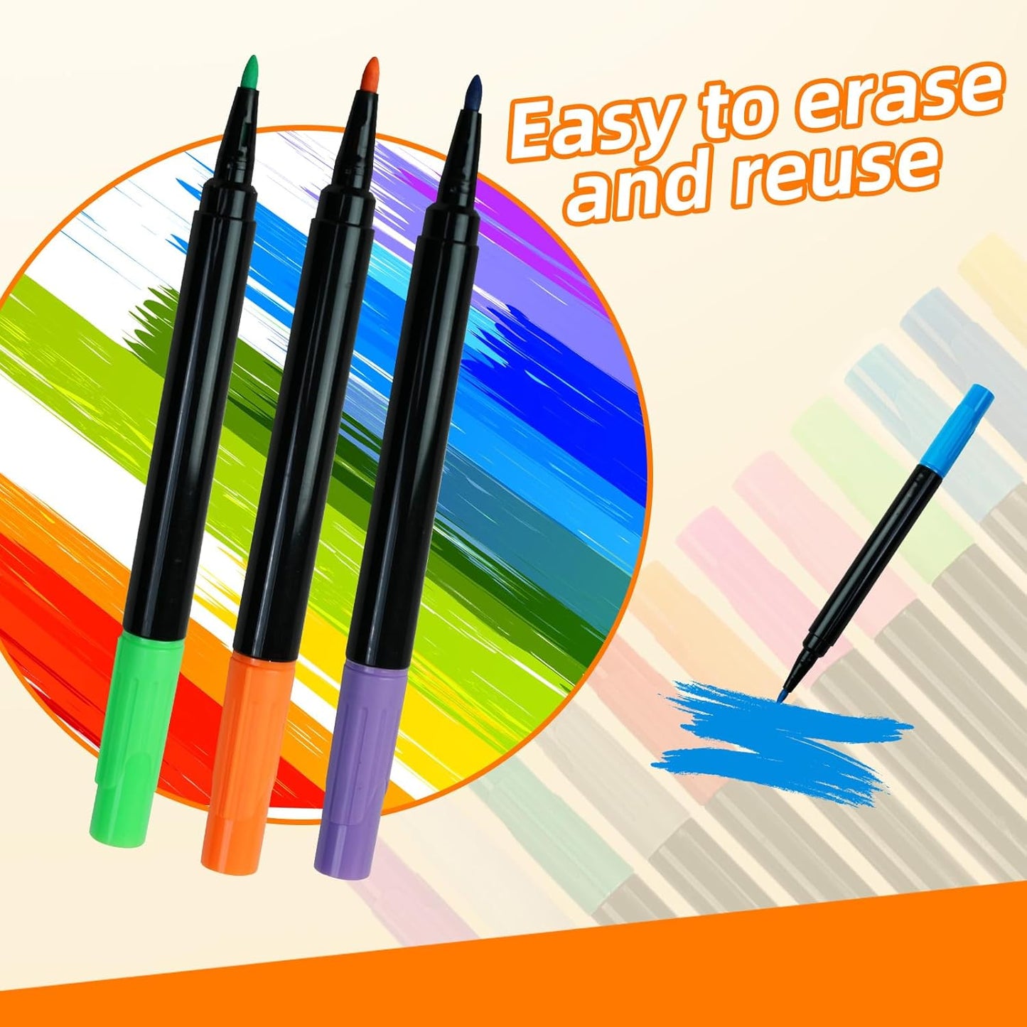 12-Color Neon Paint Markers for LED Note Board with Colors, Fluorescent Ink Design, Erasable Markers for LED Writing Boards, Best Gift for Kids