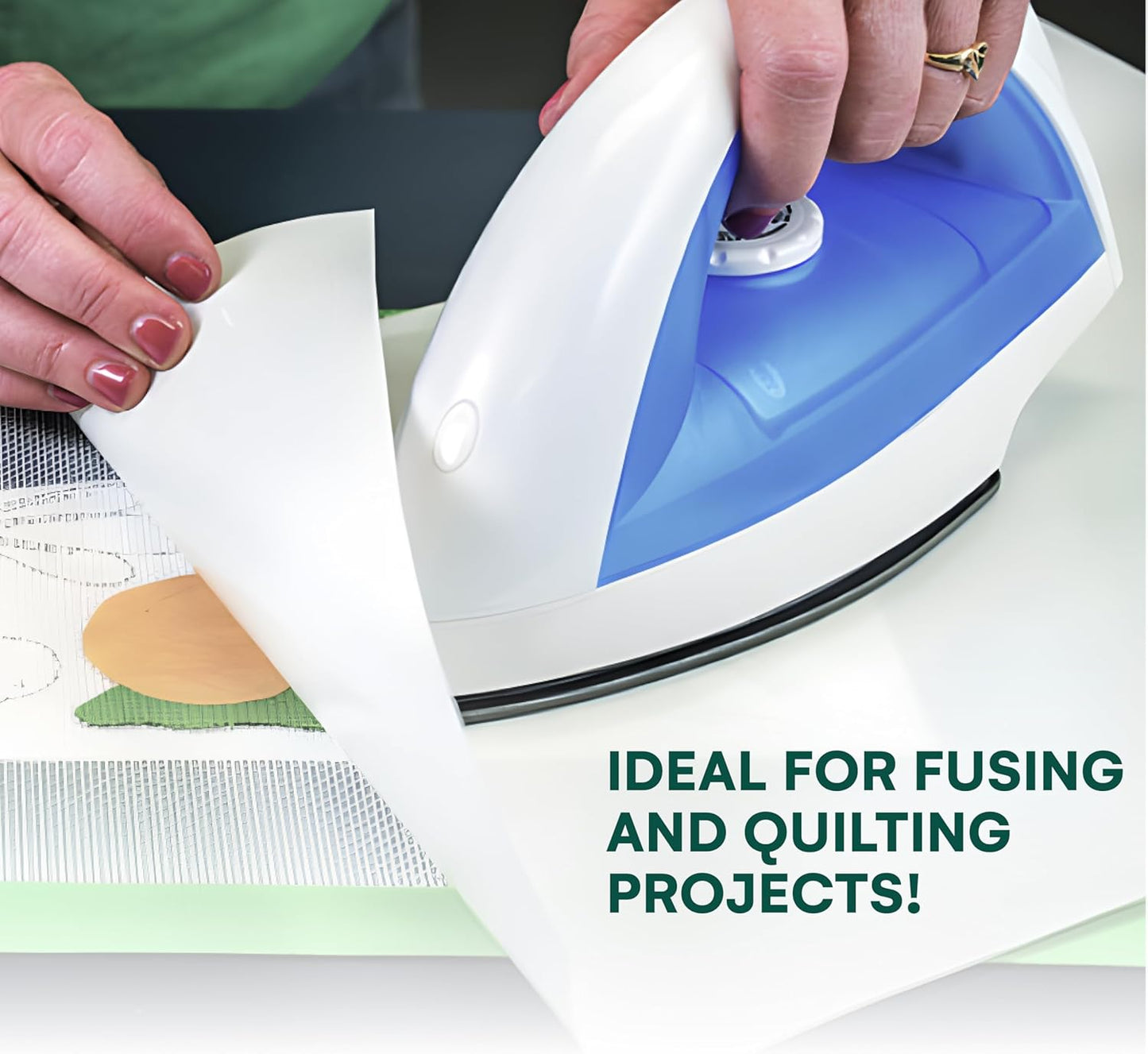 3 Pack PTFE Sheet/Teflon Sheets Multiple Sizes. Non Stick Transparent Reusable Sheets, Extra-Thick and Heat Resistant. Great as Applique Pressing Sheet, Heat Press Transfer, Ironing, Arts and Crafts