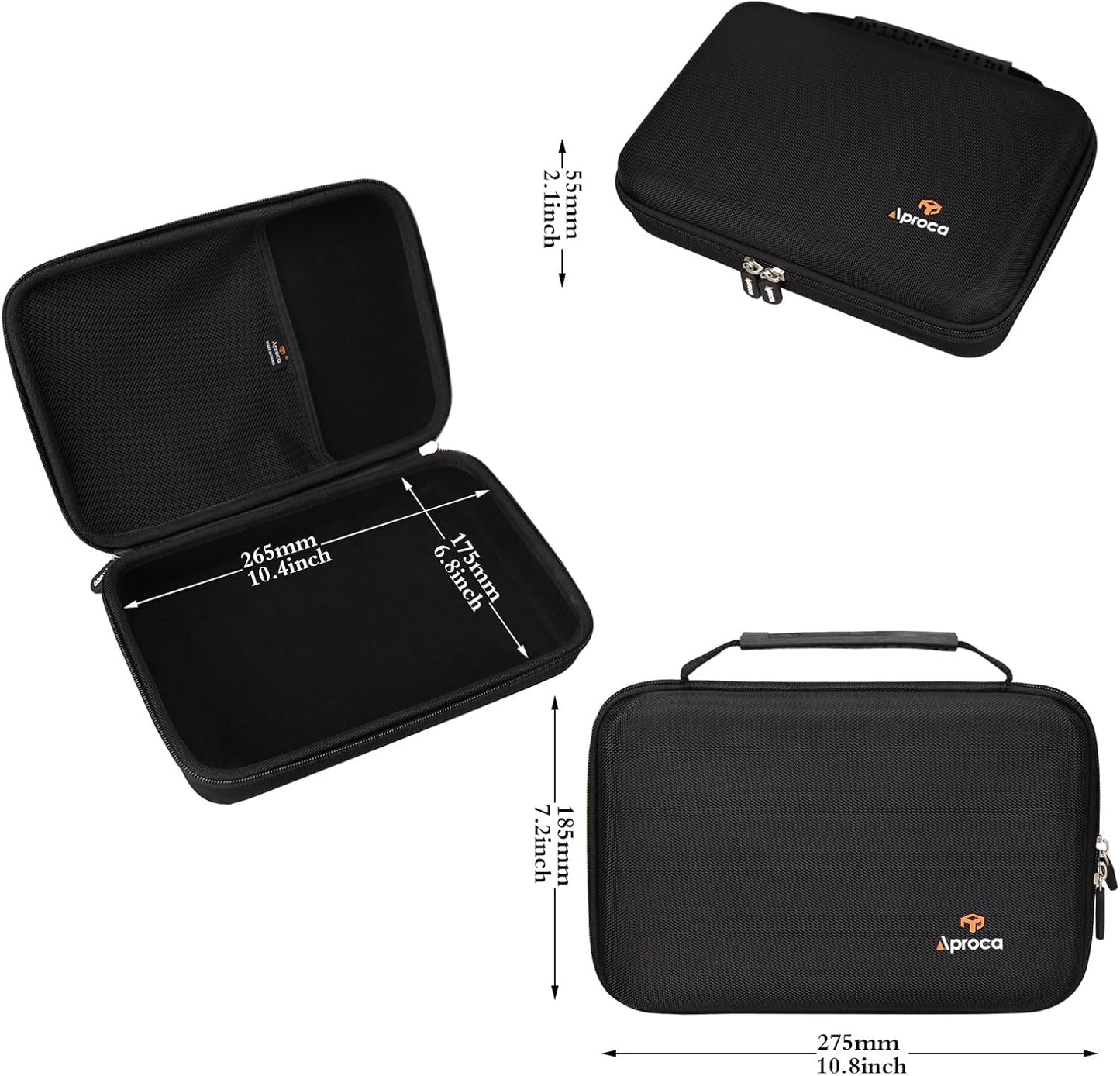 Aproca Hard Storage Travel Case, for Casio HR-170RC Plus Min-Desktop Printing Calculator
