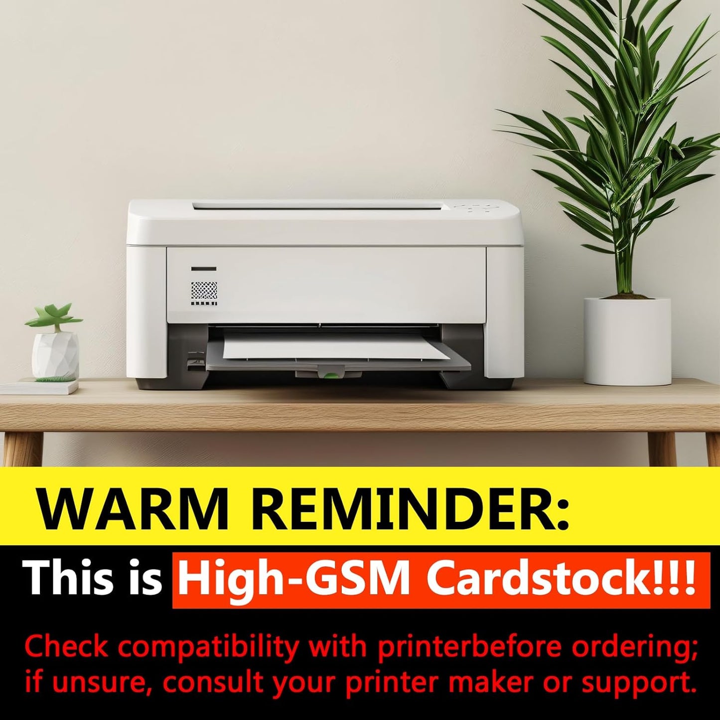 100 Sheets White Cardstock 12” x 12”, 100lb/271gsm White Card Stock, Thick Card Stock Paper, Heavy Cardstock Paper for Printer, Resume, Scrapbooks, Art, Crafts, Business Cards